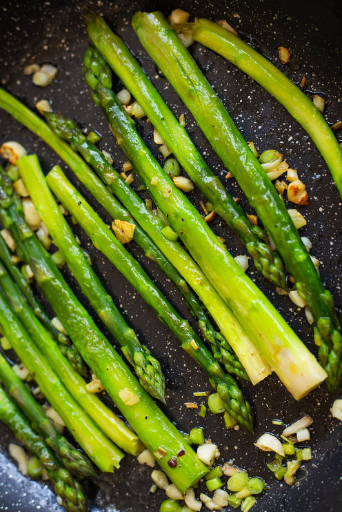 Hot asparagus
