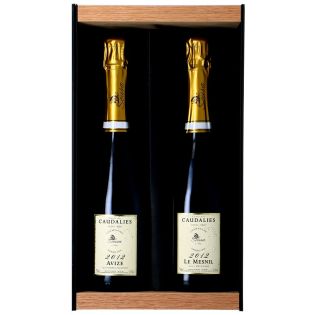 Champagne De Sousa - Coffret Cuvée des Caudalies Avize et Le Mesnil Grand Cru 2012