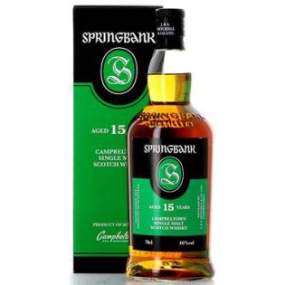 Whisky Springbank - Single Malt Campbeltown 15 ans