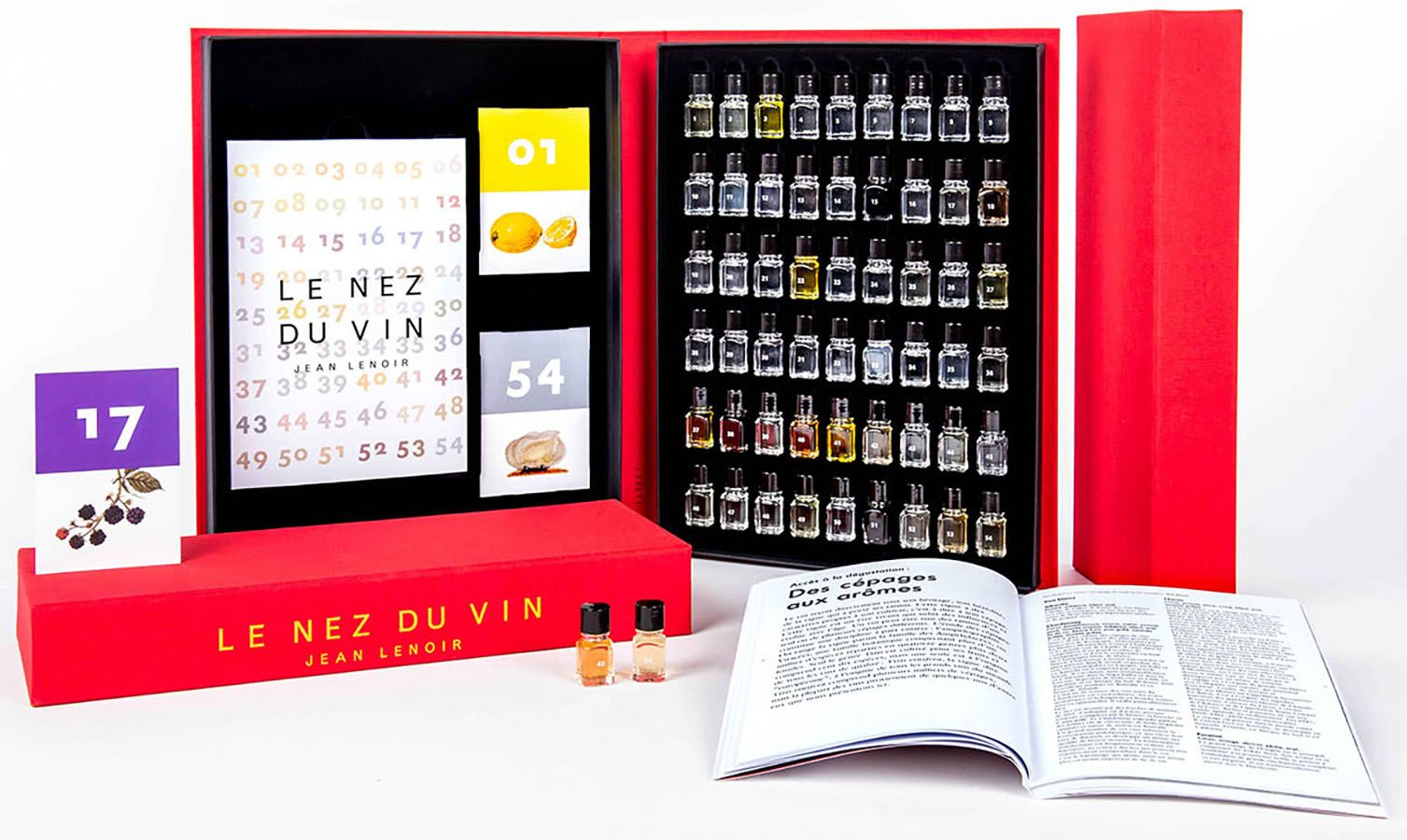 Coffret 54 arômes - Coffret arôme du vin - Editions Jean Lenoir
